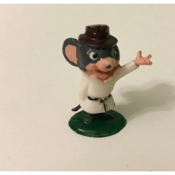 Vintage Marx Tinykins Hanna Barbera  Blabber Mouse Miniature Figure Hand Painted - Picture 9 of 11